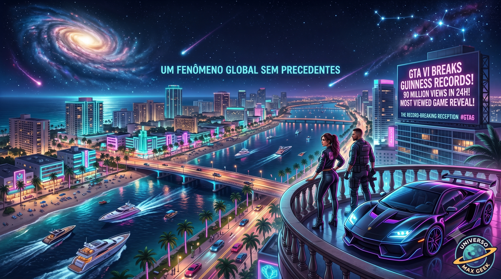 GTA VI – De volta a Vice City: O Jogo que Quebrou a Indústria – Linha do Tempo, Pré-Venda e Detalhes Épicos
