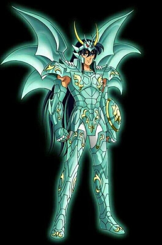 Shiryu com a armadura divina God Cloth
