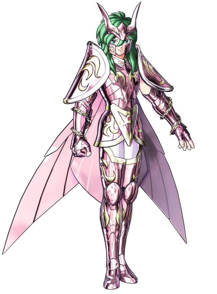 Shun de Andrômeda vestindo a Armadura Divida God Cloth