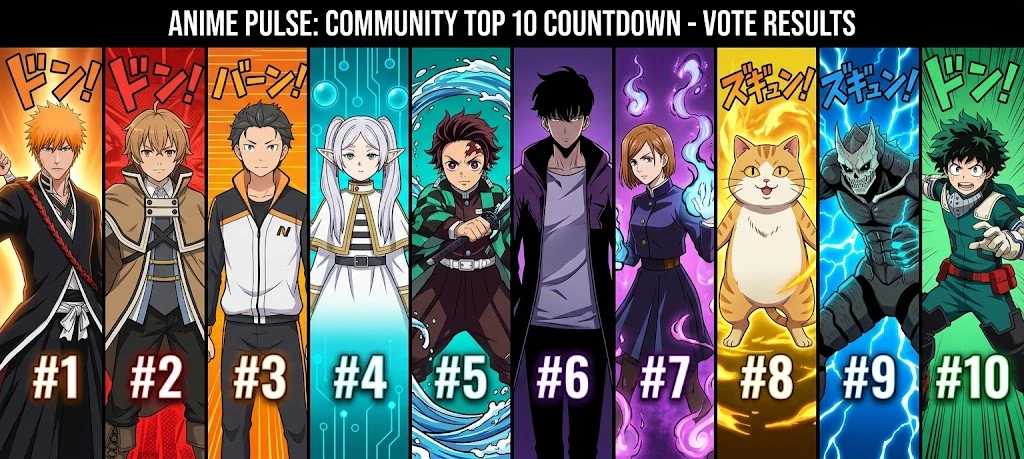 ⛩️ 10 Animes Mais Vistos de Agosto de 2026: O Ranking Definitivo em Contagem Regressiva!